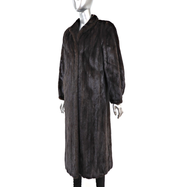 Mahogany Mink Coat- Size M-L