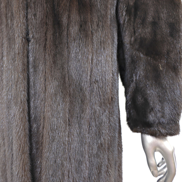 Mahogany Mink Coat- Size M-L