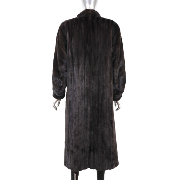 Mahogany Mink Coat- Size M-L