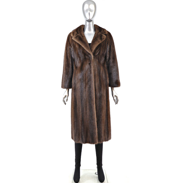 Mahogany Mink Coat- Size S