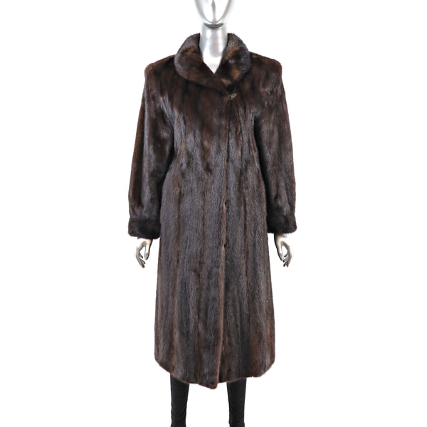 Mahogany Mink Coat- Size M