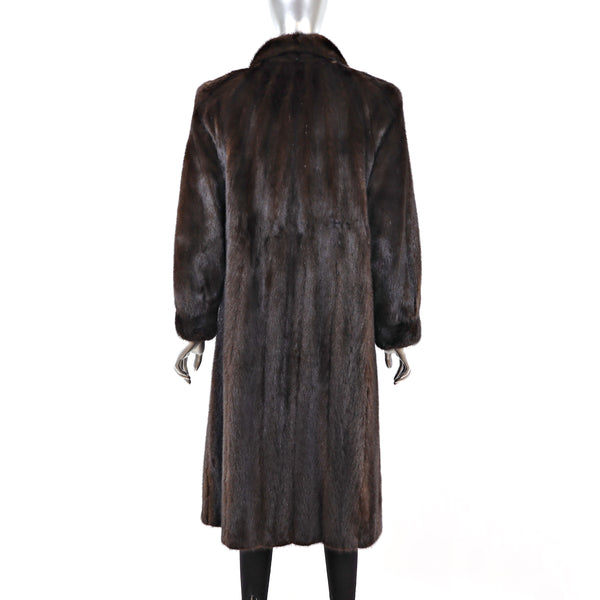 Mahogany Mink Coat- Size M