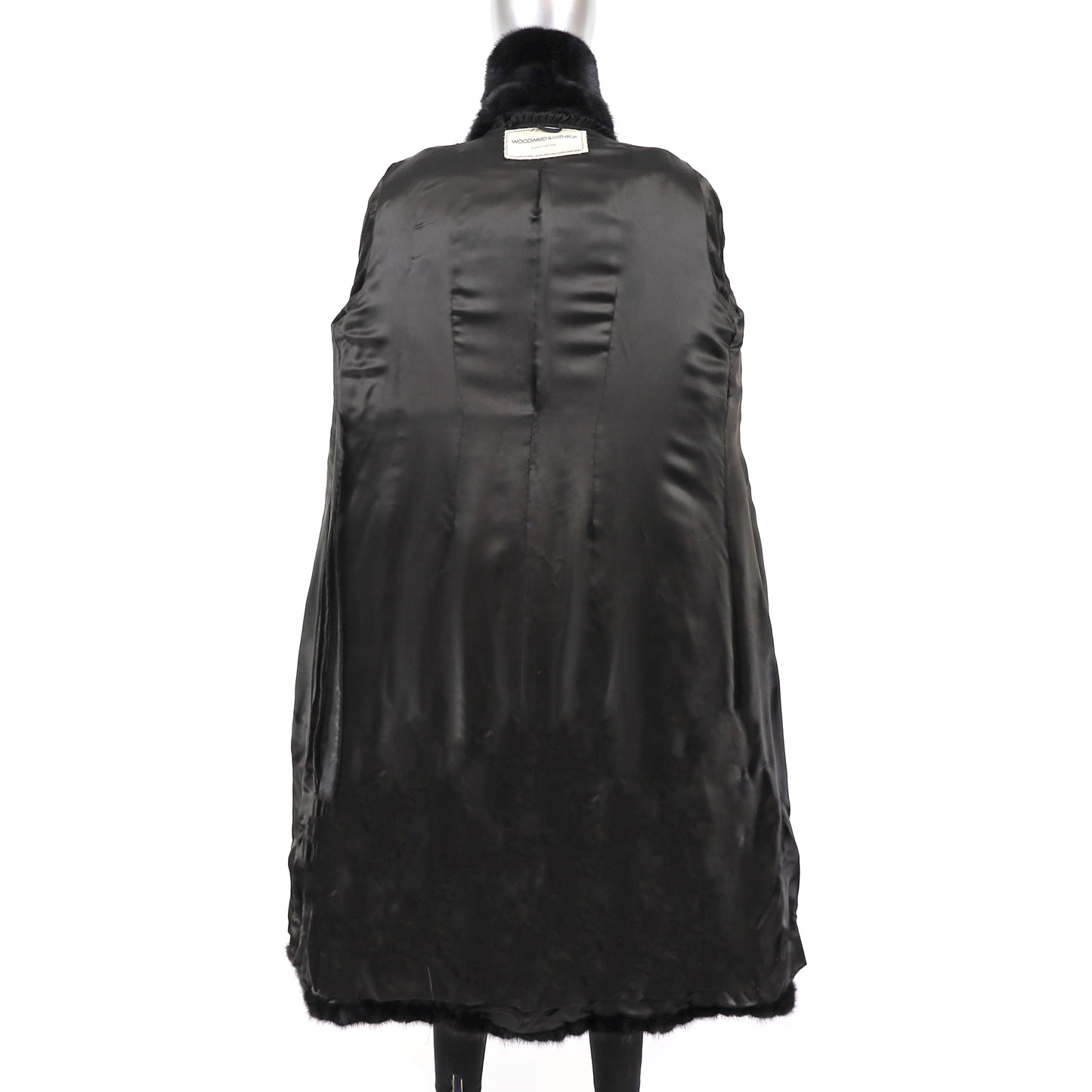 Black Mink Coat- Size M