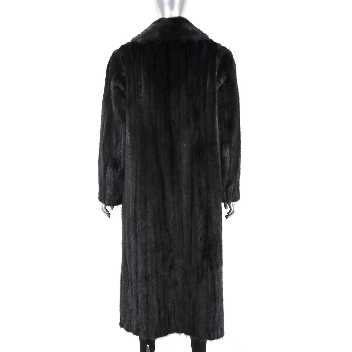 Black Mink Coat- Size M