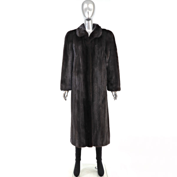 Mahogany Mink Coat- Size M