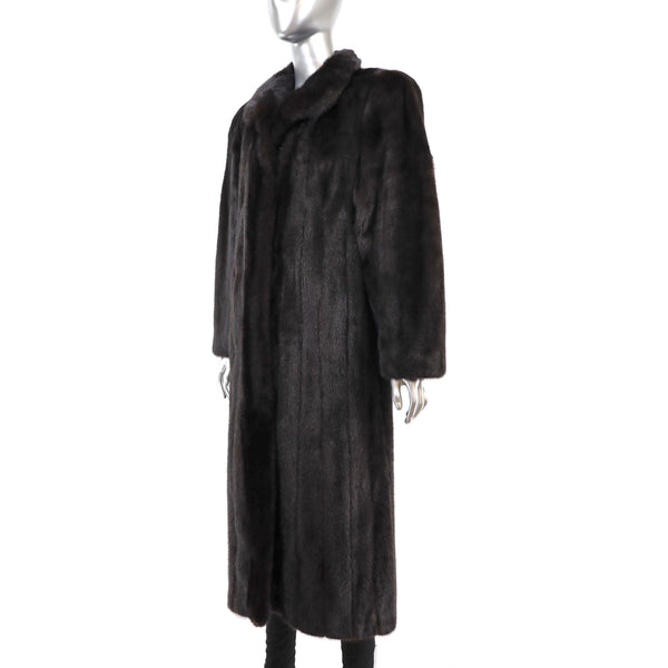 Mahogany Mink Coat- Size M