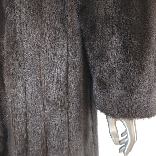 Mahogany Mink Coat- Size M