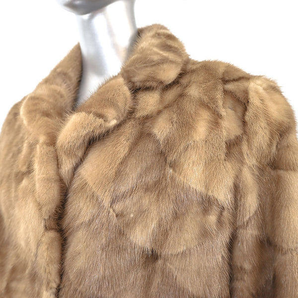 Autumn Haze Section Mink Coat- Size M