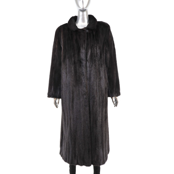 Mahogany Mink Coat- Size XXL