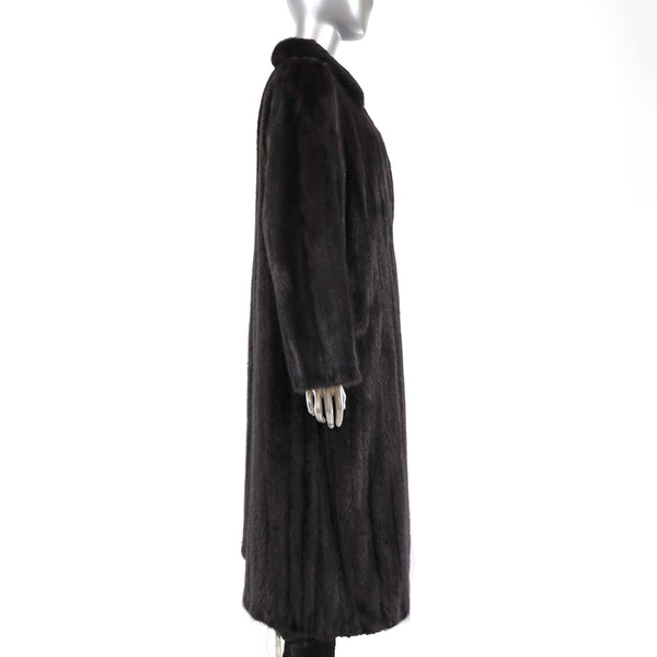 Mahogany Mink Coat- Size XXL