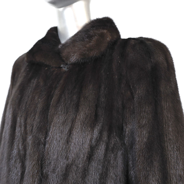 Mahogany Mink Coat- Size M-L