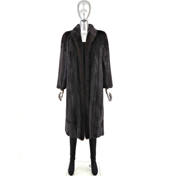 Mahogany Mink Coat- Size M