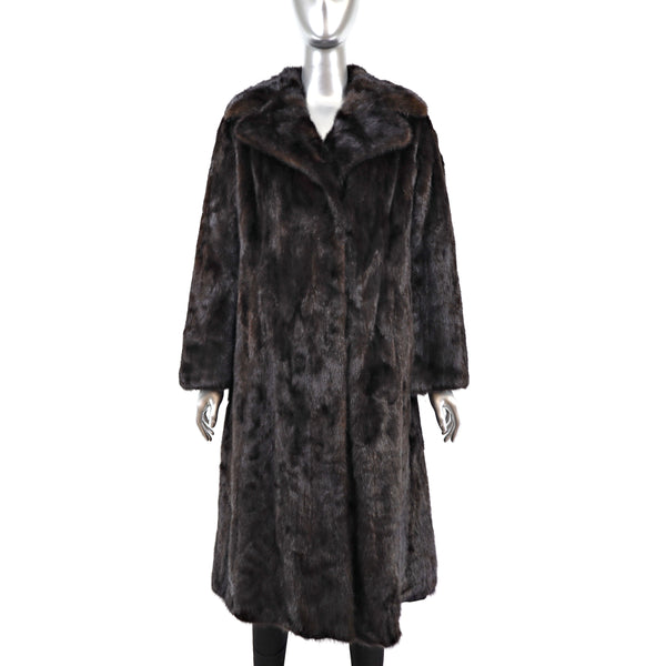 Mahogany Mink Coat- Size XS