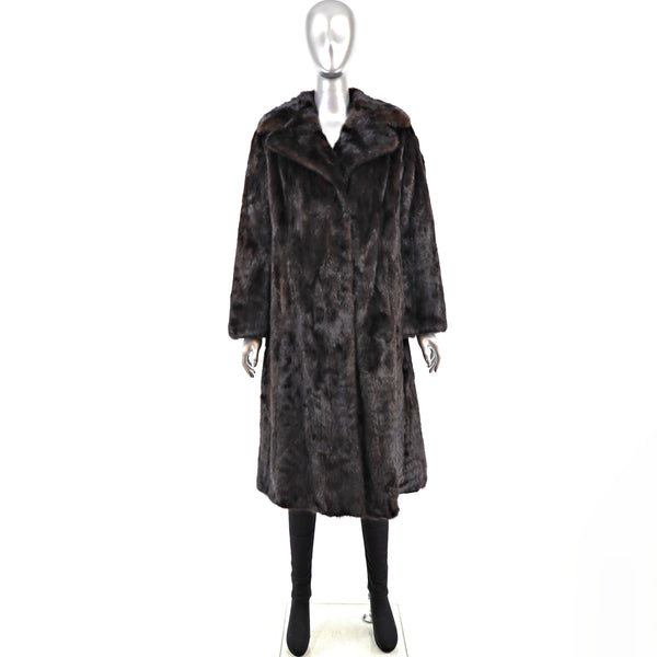 Mahogany Mink Coat- Size XS