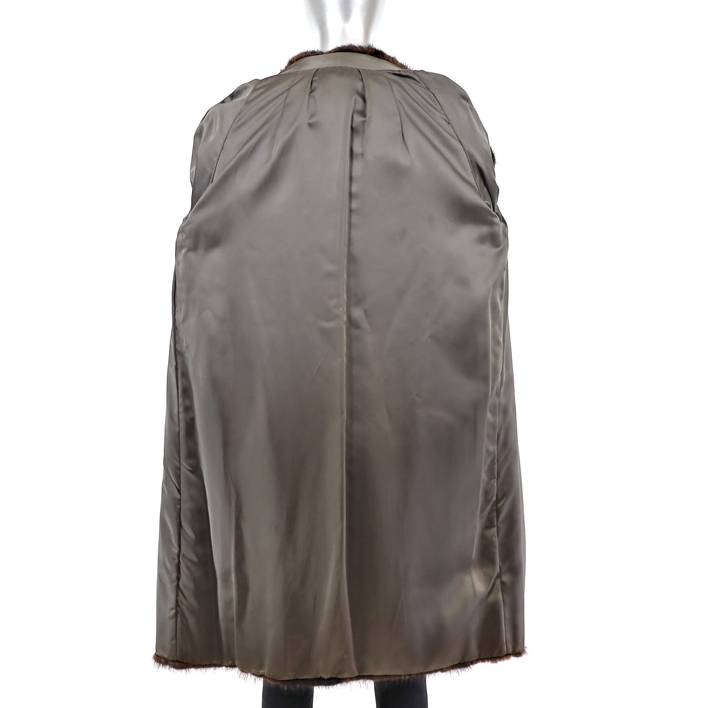 Mahogany Mink Coat- Size M