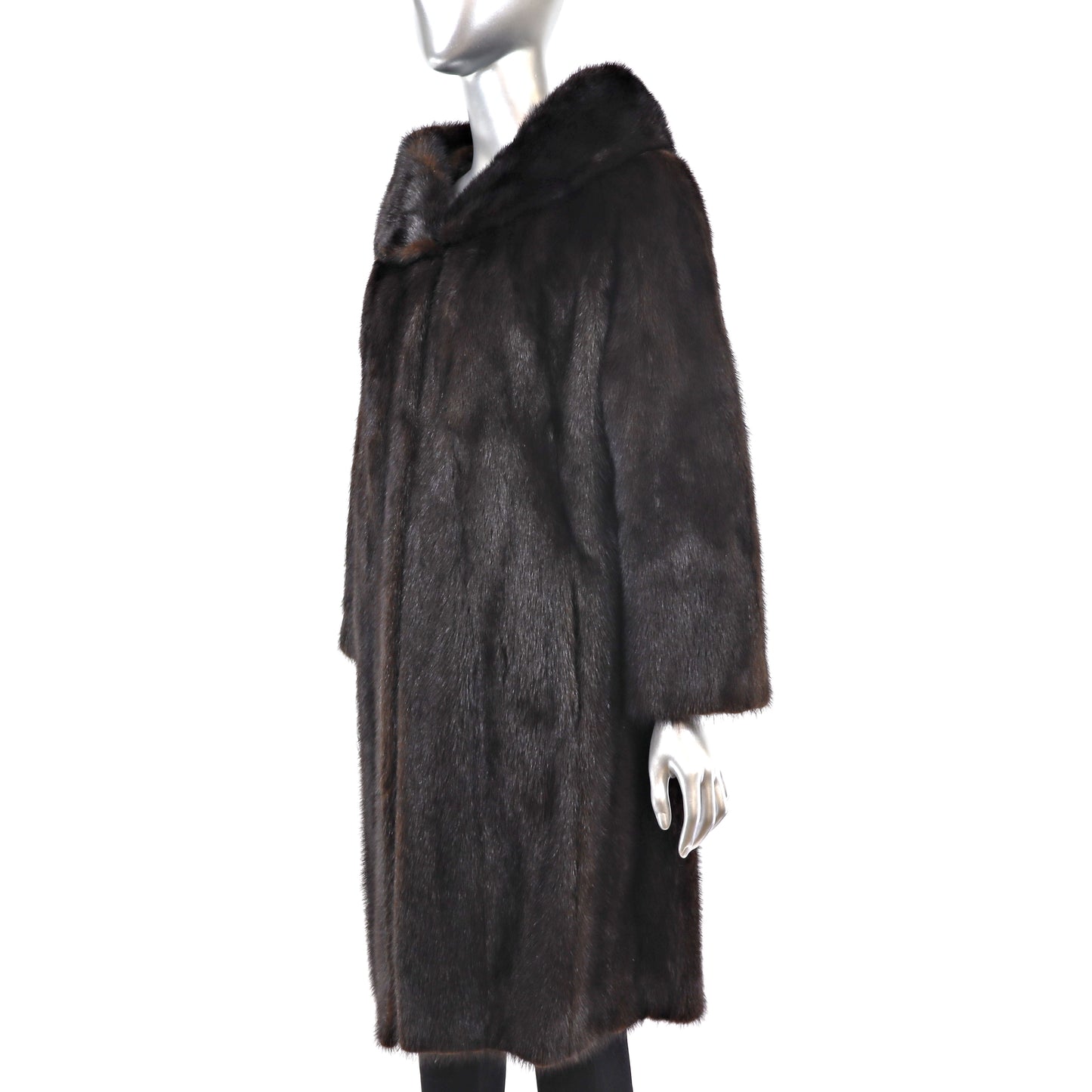 Mahogany Mink Coat- Size M
