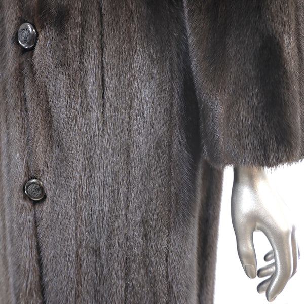 Mahogany Mink Coat- Size M-L