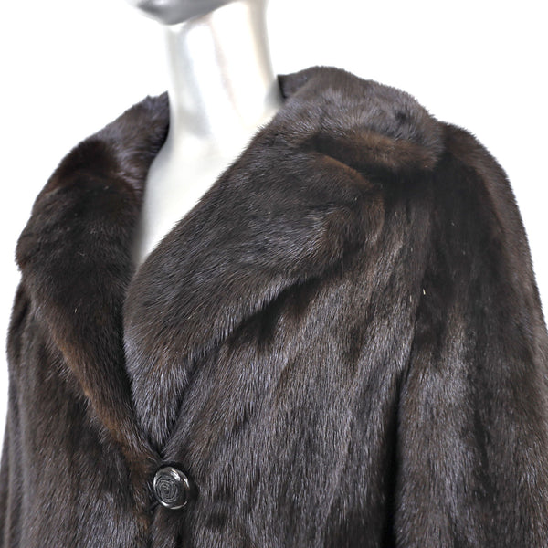 Mahogany Mink Coat- Size M-L