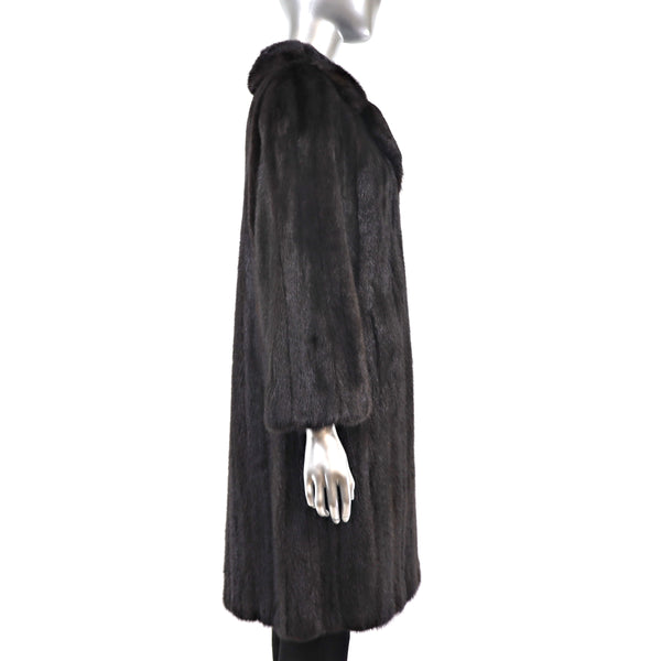 Mahogany Mink Coat- Size M-L