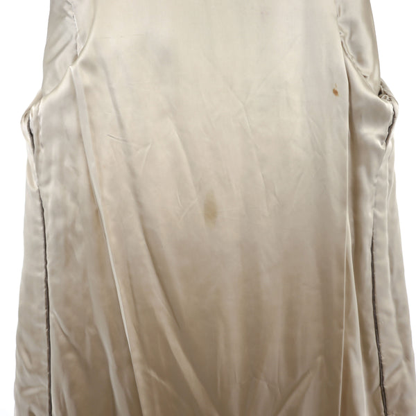 Tourmaline Mink Coat with Fox Tuxedo- Size S-M