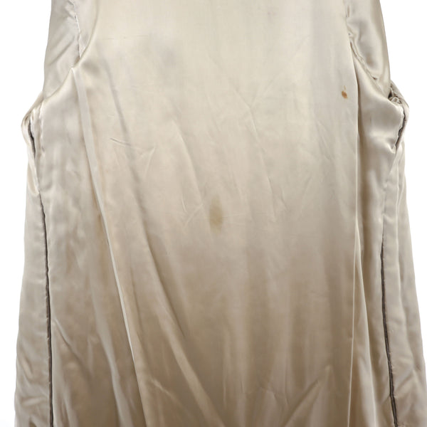 Tourmaline Mink Coat with Fox Tuxedo- Size S-M
