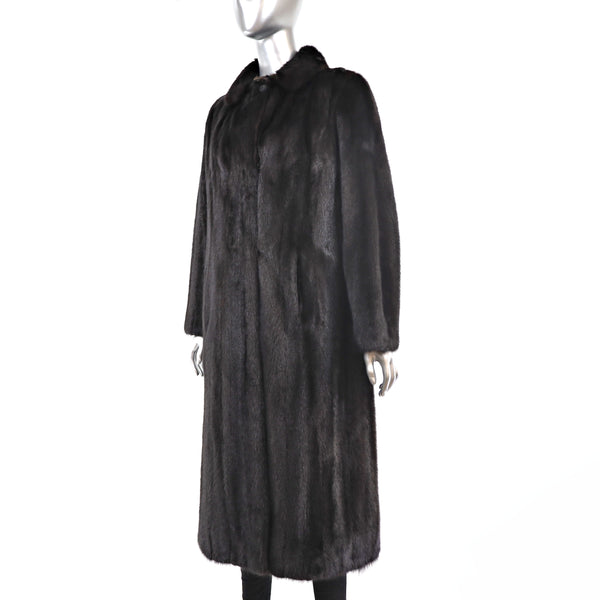 Mahogany Mink Coat- Size L
