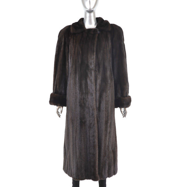 Mahogany Mink Coat- Size M-L