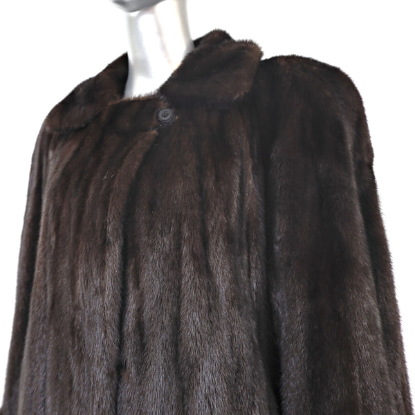 Mahogany Mink Coat- Size M-L