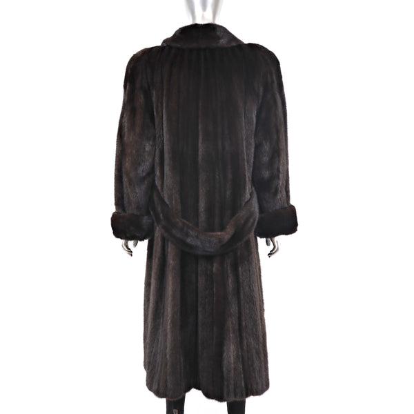 Mahogany Mink Coat- Size M-L