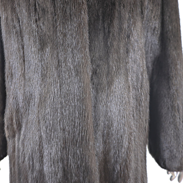 Mahogany Mink Coat- Size M