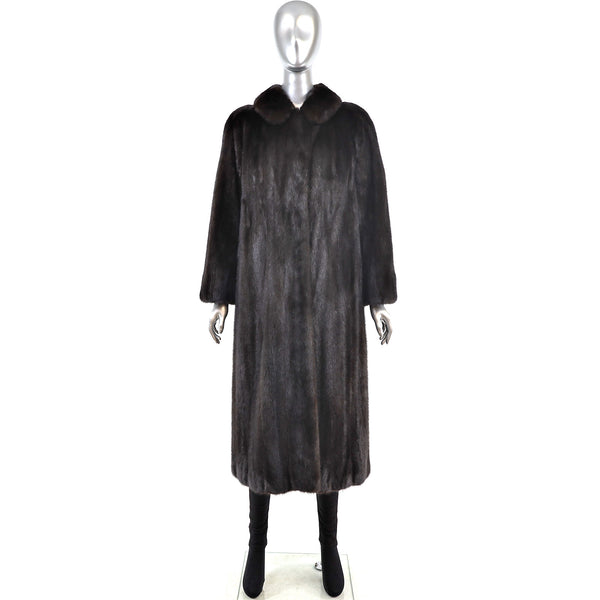 Mahogany Mink Coat- Size M