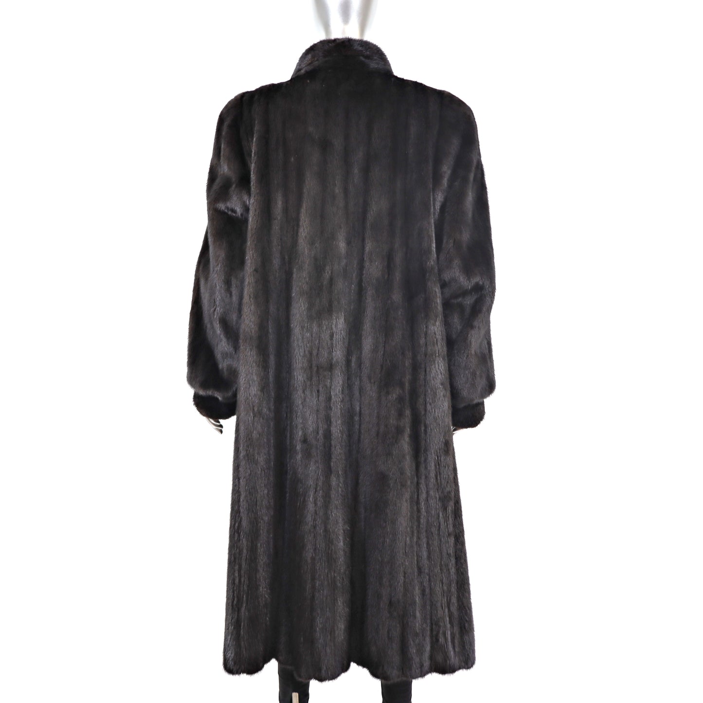 Black Mink Coat- Size L