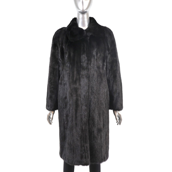 Pierre Balmain Ranch Mink Coat- Size S