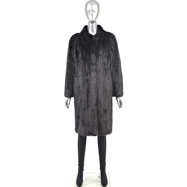 Pierre Balmain Ranch Mink Coat- Size S