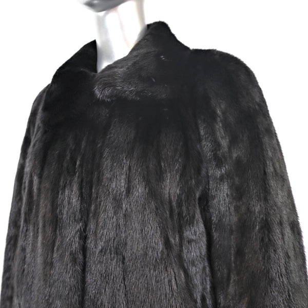 Pierre Balmain Ranch Mink Coat- Size S