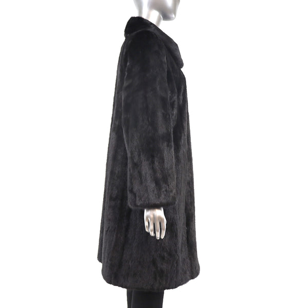 Pierre Balmain Ranch Mink Coat- Size S