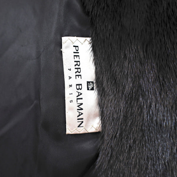 Pierre Balmain Ranch Mink Coat- Size S