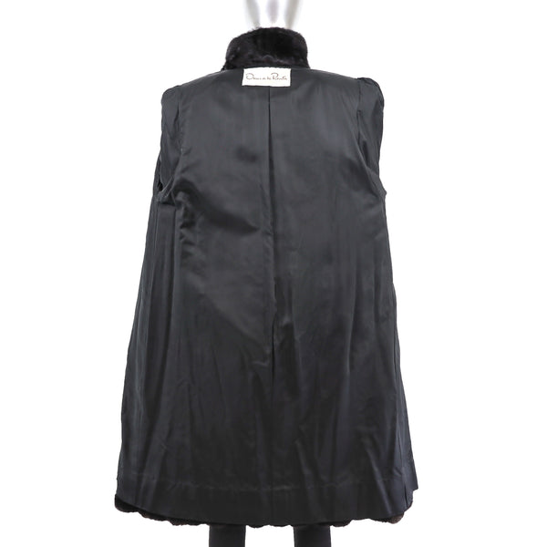 Oscar de la Renta Ranch Mink Coat- Size S-M