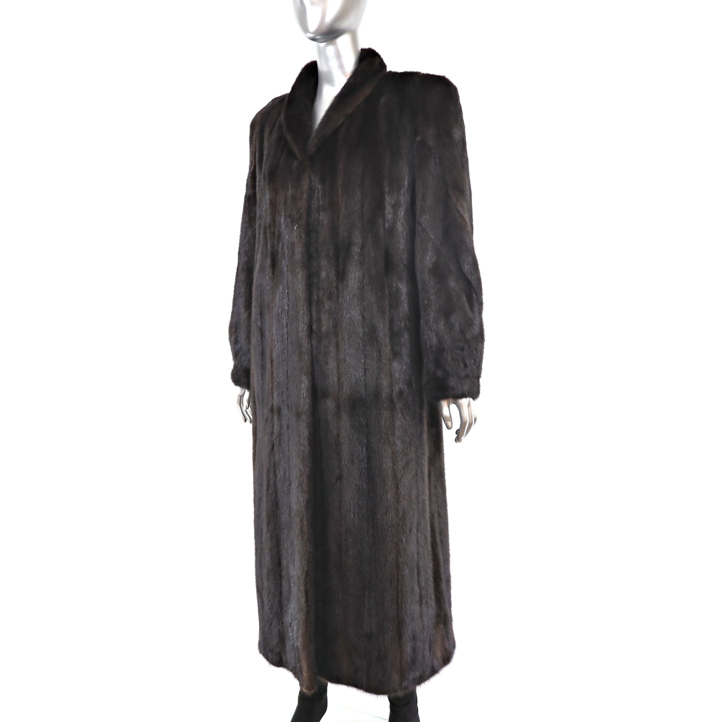 Mahogany Mink Coat- Size M