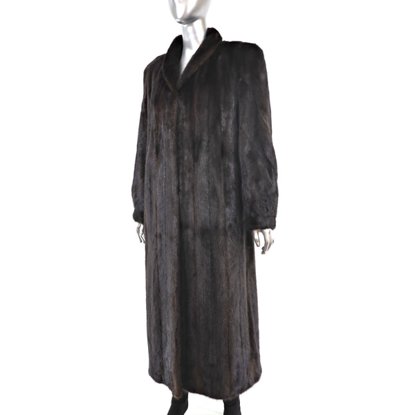 Mahogany Mink Coat- Size M-L