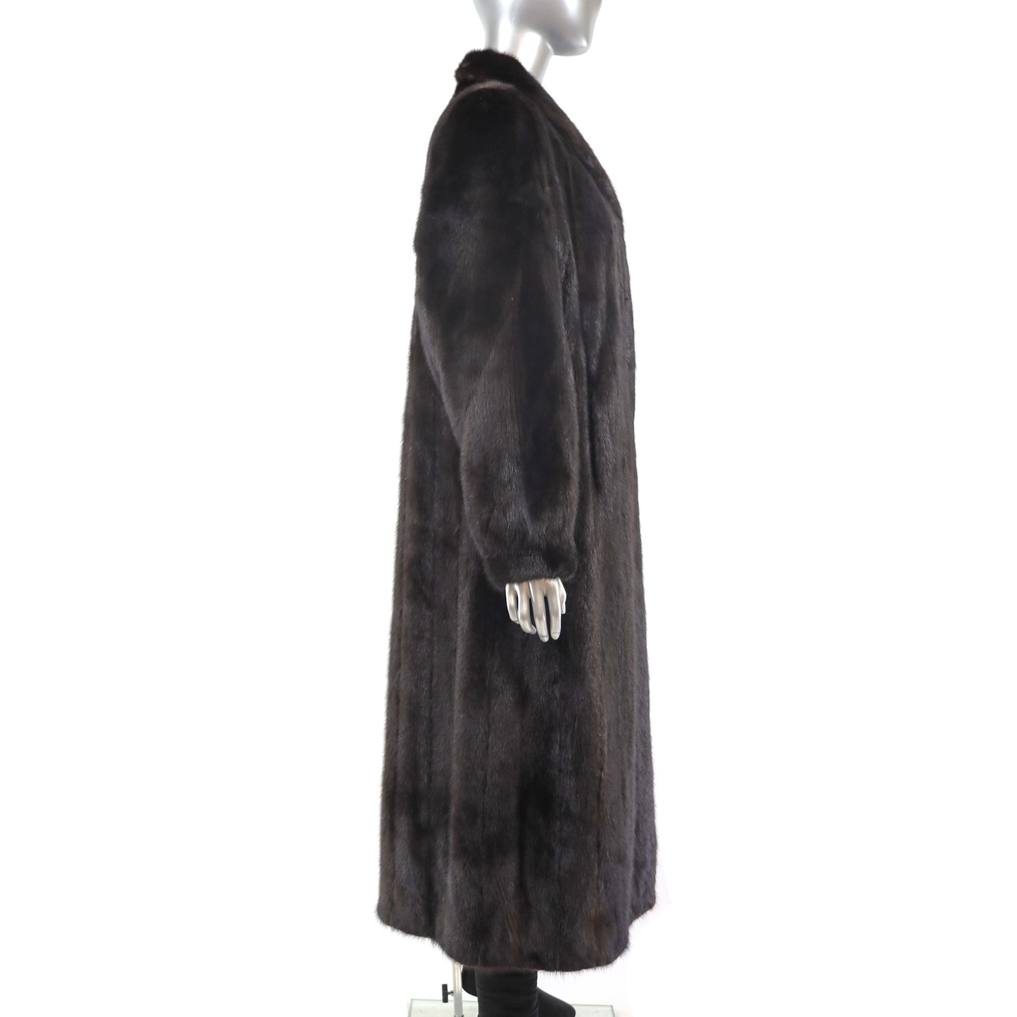 Mahogany Mink Coat- Size M