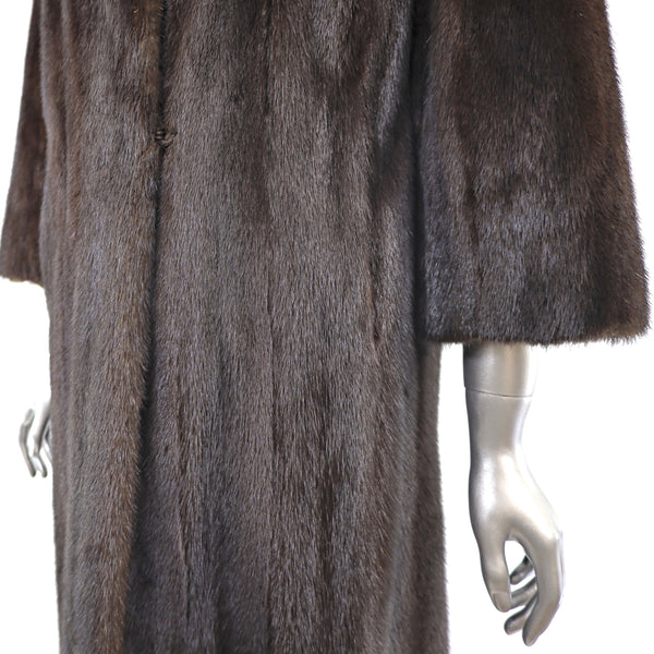 Mahogany Mink Coat- Size M