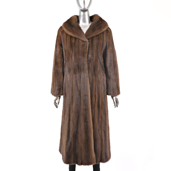 Mahogany Mink Coat- Size S-M