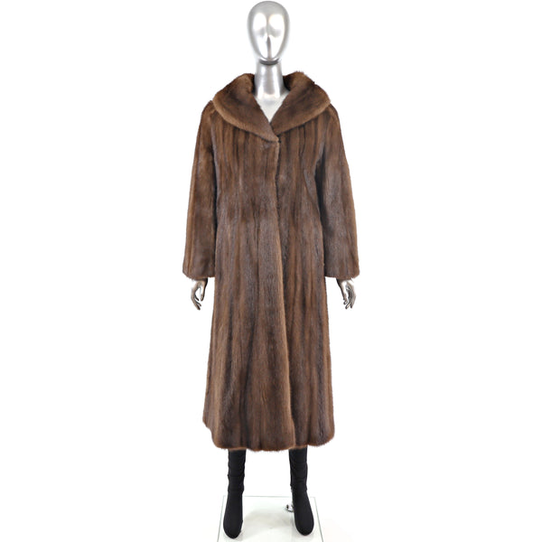 Mahogany Mink Coat- Size S-M