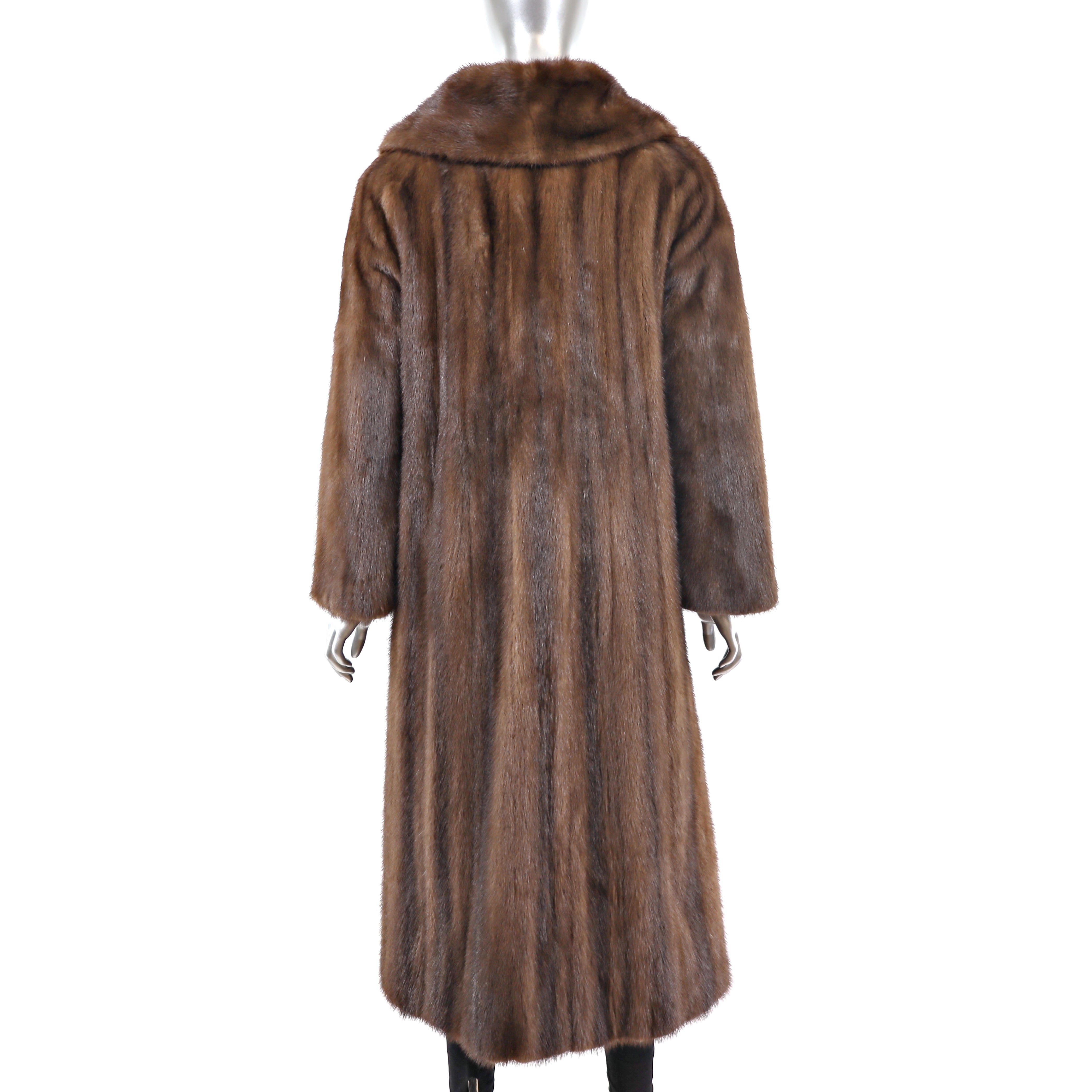 Mahogany Mink Coat- Size S-M