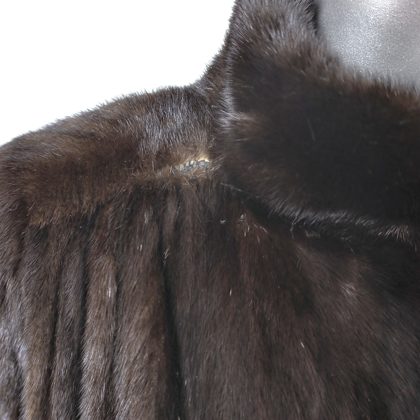Black Mink Coat- Size XL