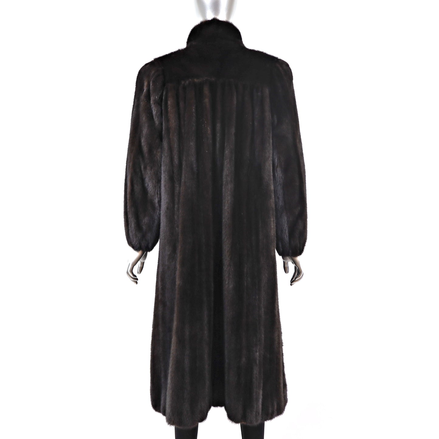 Black Mink Coat- Size XL