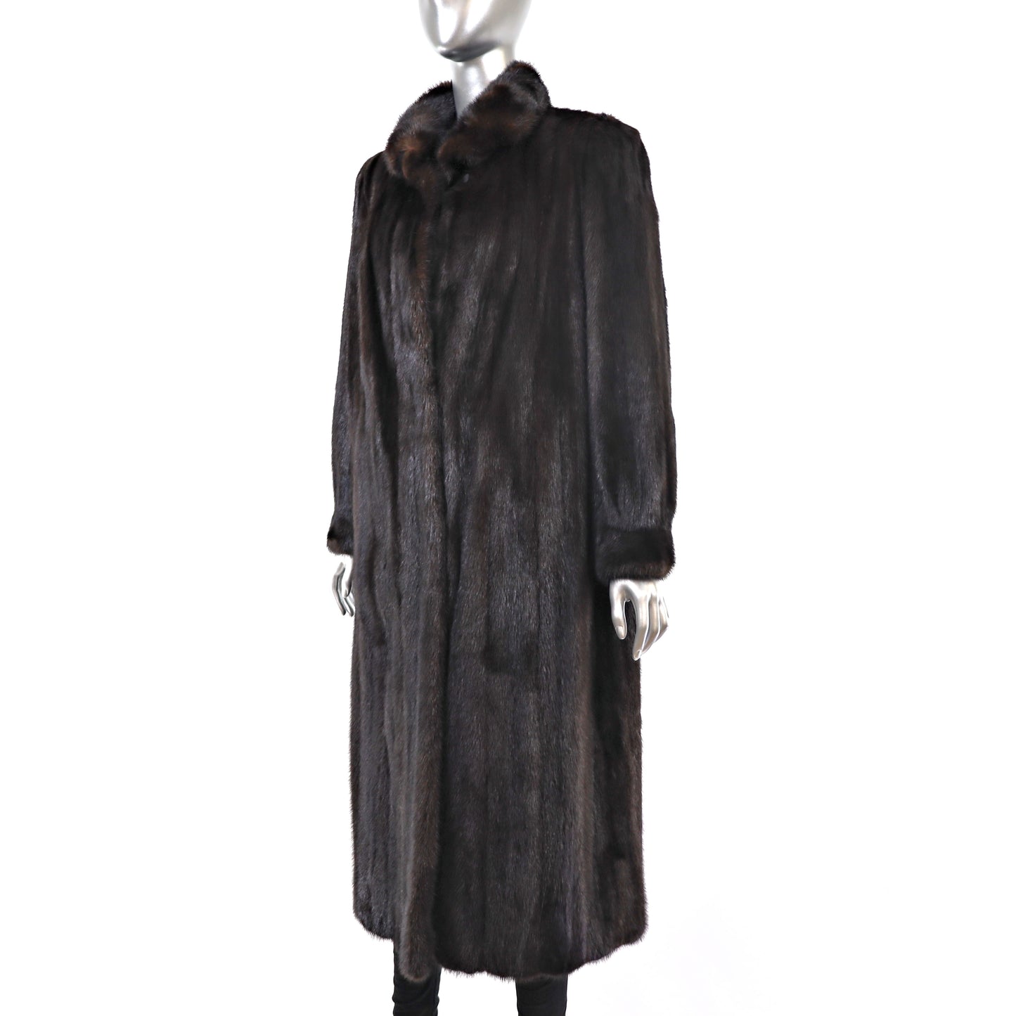 Mahogany Mink Coat- Size M