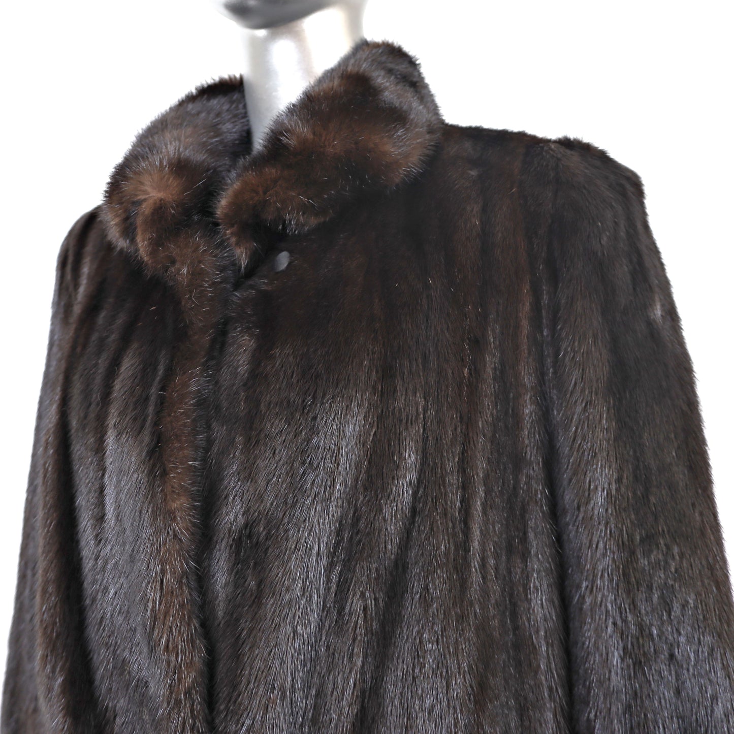 Mahogany Mink Coat- Size M