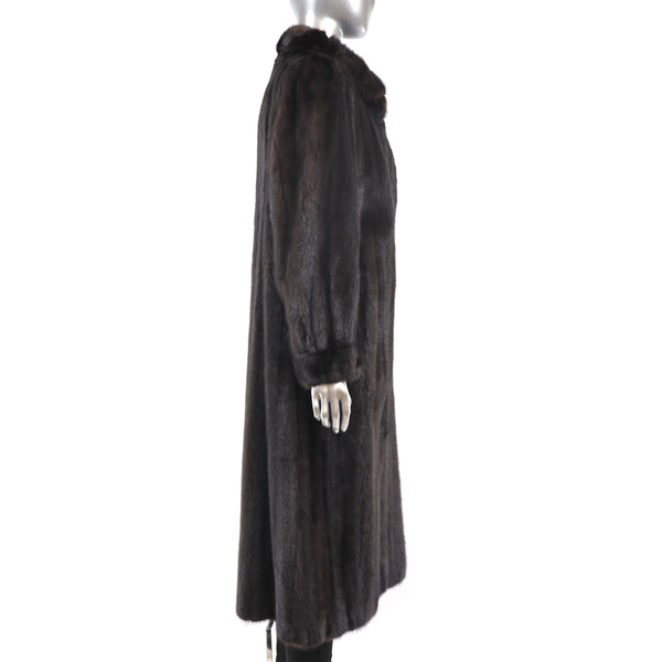 Mahogany Mink Coat- Size M-L